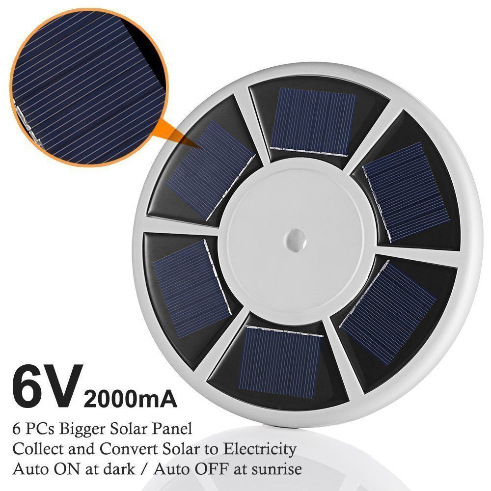 Solar Flagpole Top Light  - 5th Generation 